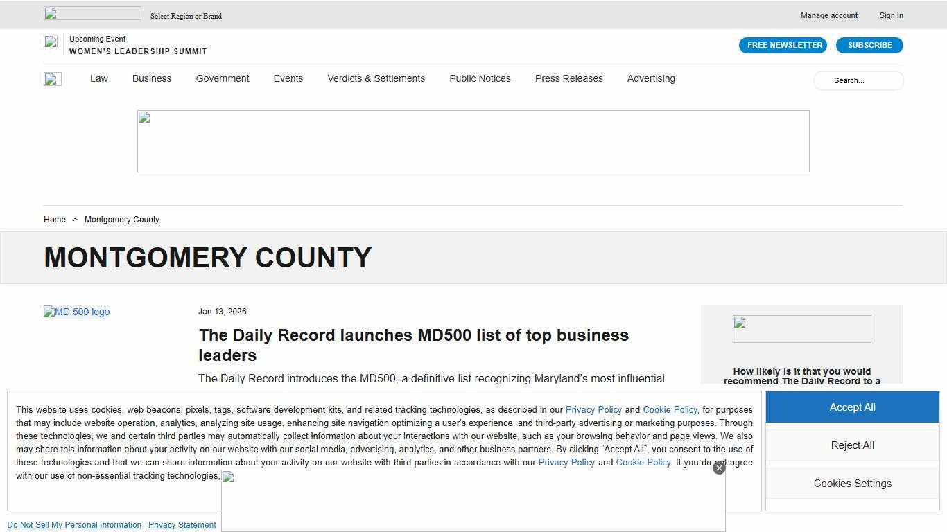 Montgomery County Archives - Page 2 of 224 - Maryland Daily Record